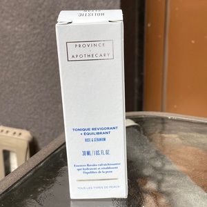 New PROVINCE APOTHECARY BALANCING TONER ROSE & GERANIUM 30ml